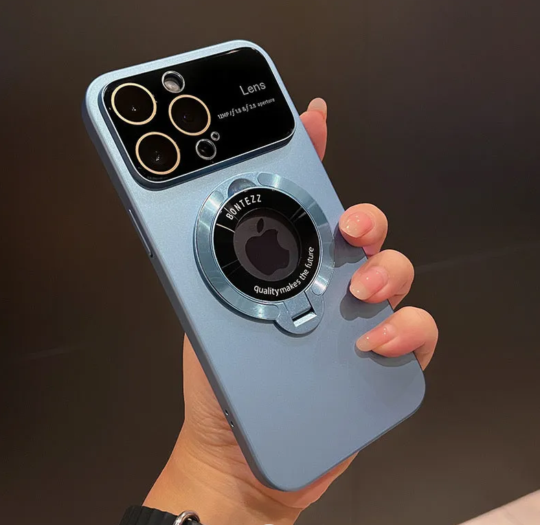 Pouzdro na iPhone MagSafe s integrovaným stojánkem a designem s velkým oknem